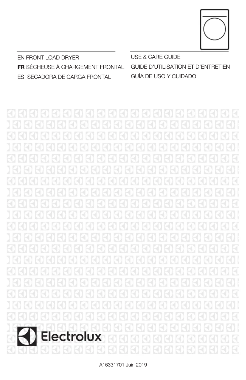 Page 1 de la notice Manuel utilisateur Electrolux EFMG627UIW