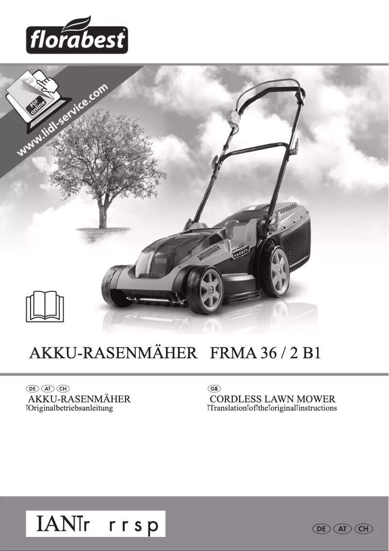 Page 1 de la notice Manuel utilisateur Florabest FRMA 36/2 B1