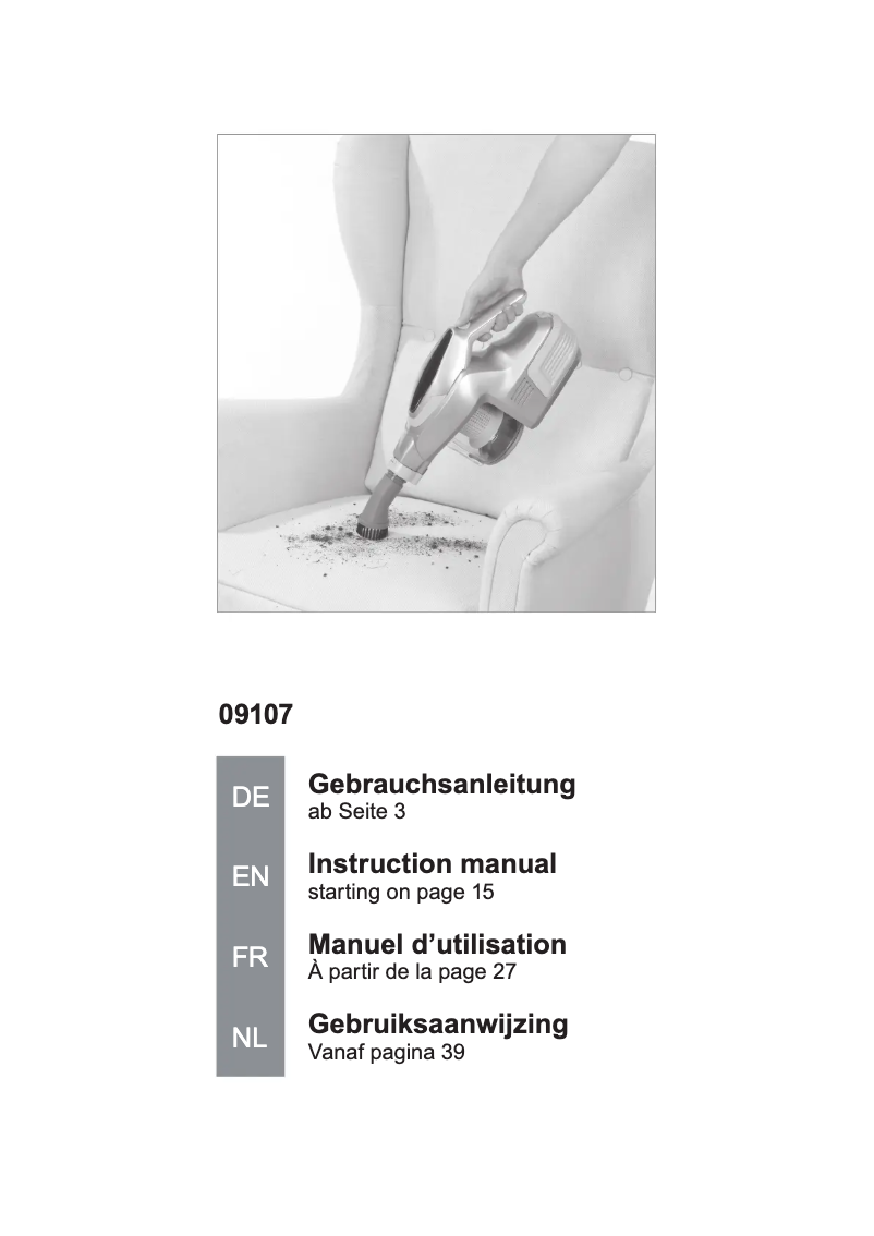 Página 1 del manual Manual de usuario Cleanmaxx 09218