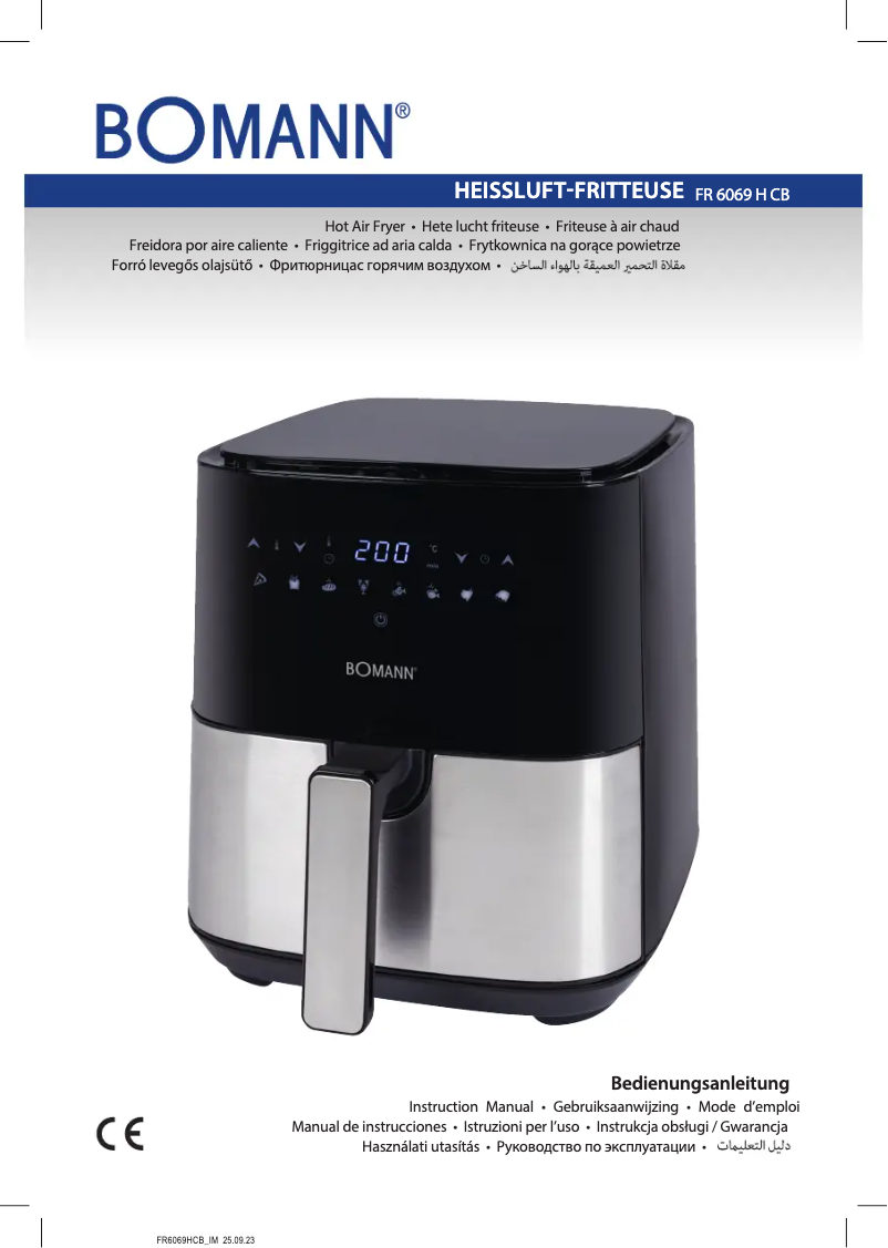 Page 1 de la notice Manuel utilisateur Bomann FR 6069 H CB