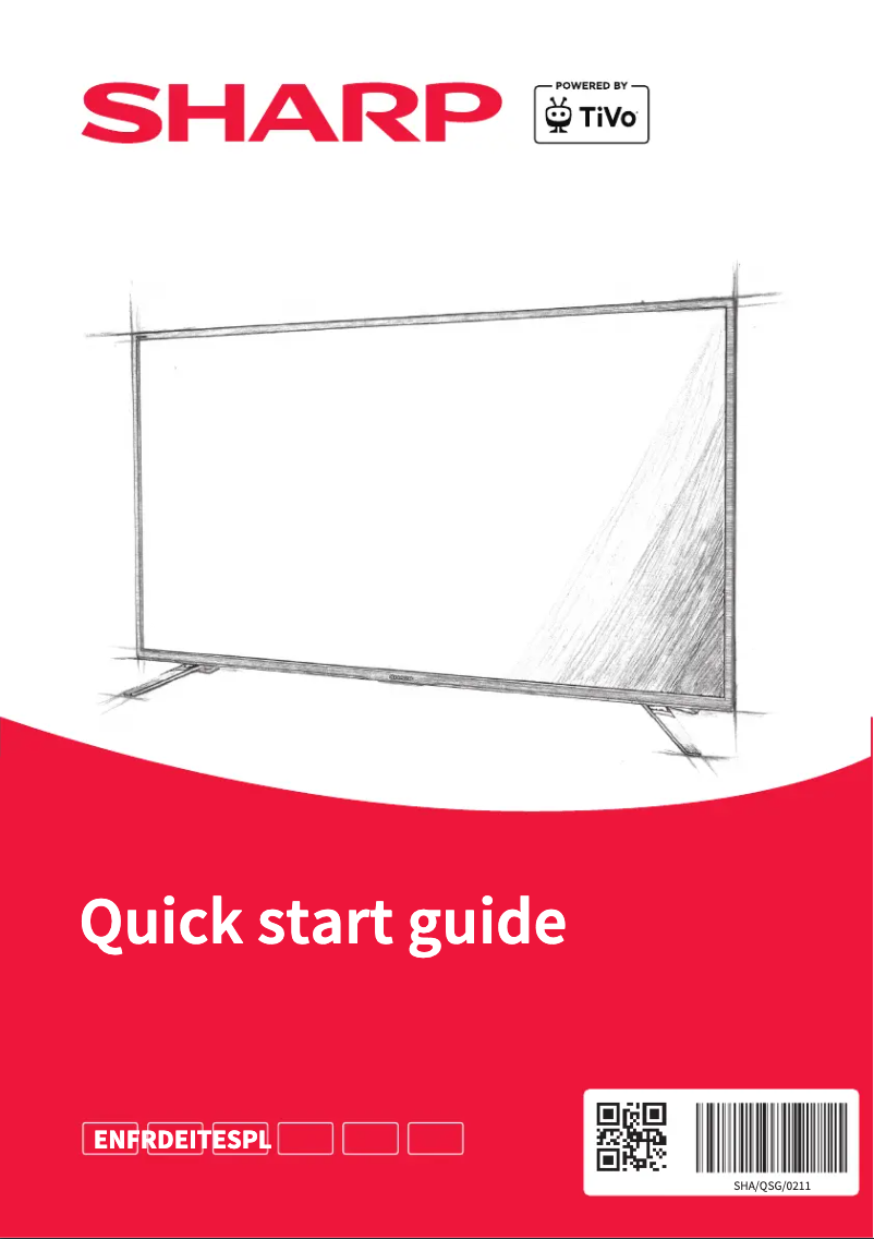 Page 1 de la notice Guide de démarrage rapide Sharp 50GM6245E
