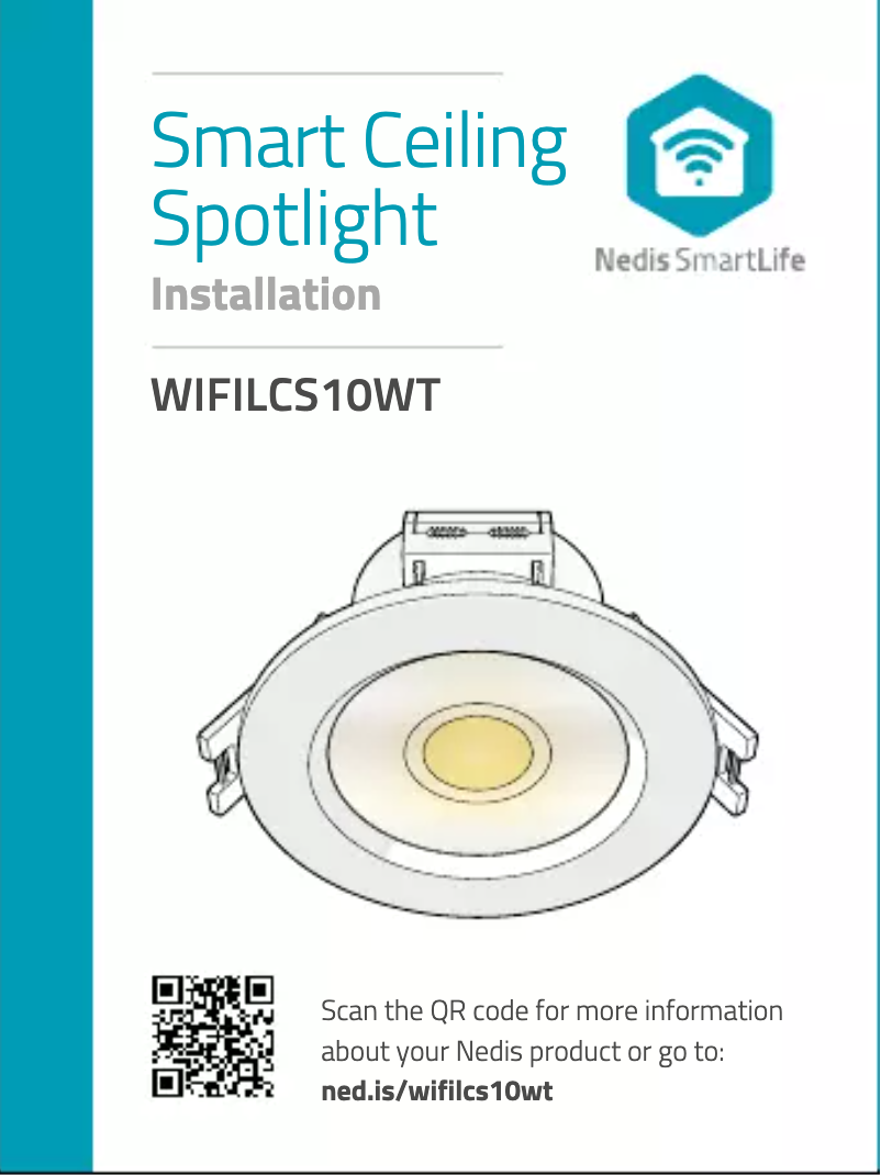 Image de la première page du manuel de l'appareil WIFILCS10WT