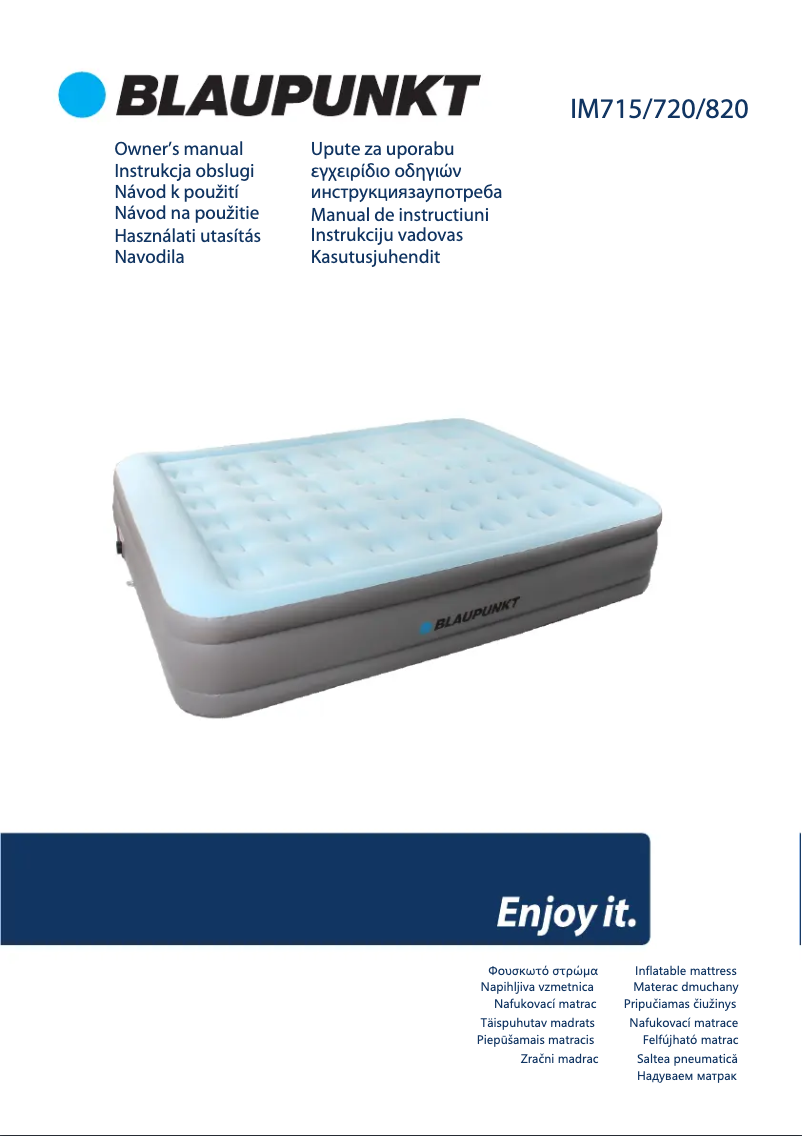 Page n°1 - Manuel utilisateur Blaupunkt IM715