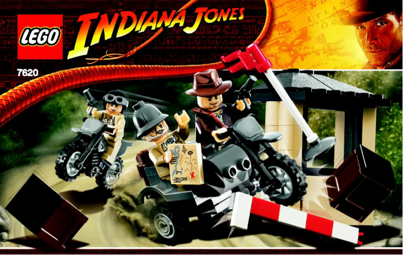 Page 1 de la notice Manuel utilisateur Lego Indiana Jones 7620