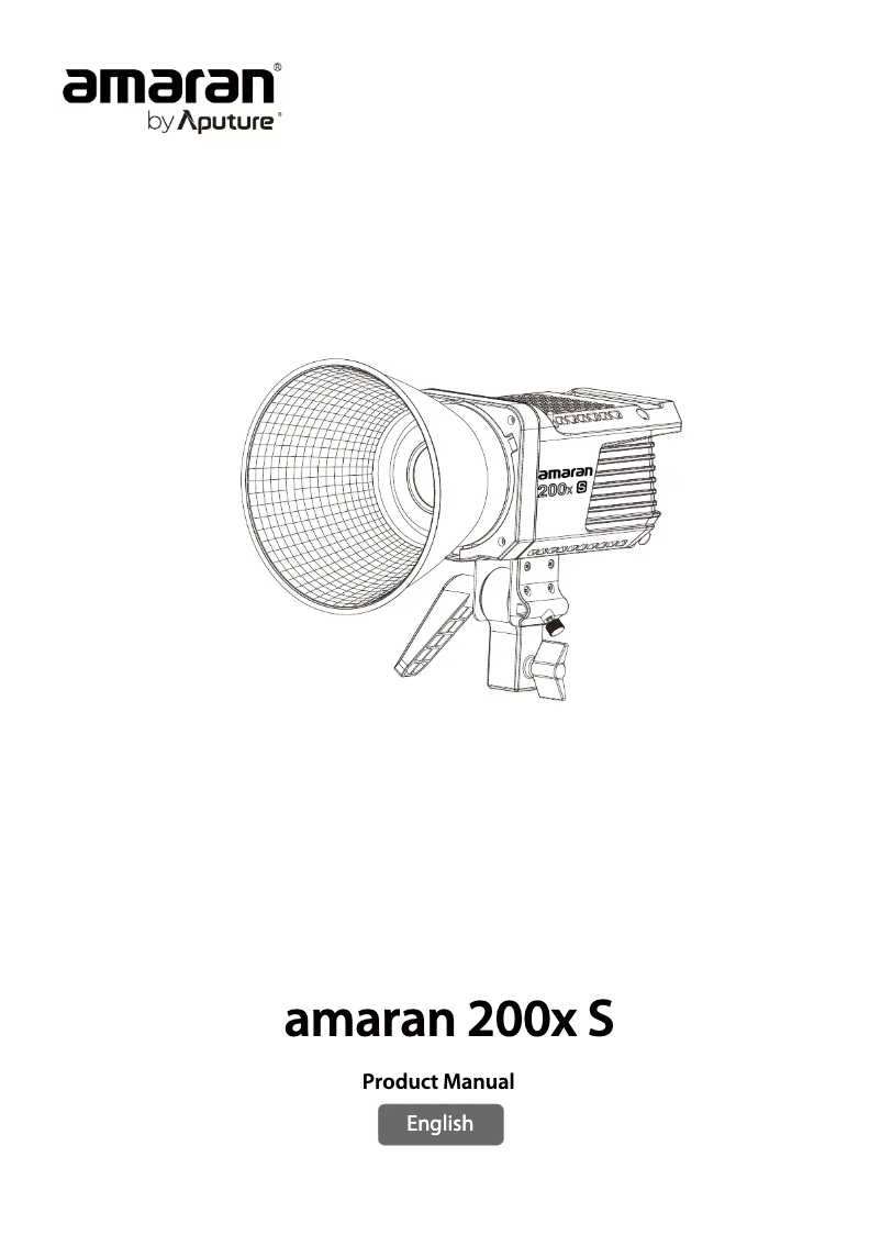 Page 1 de la notice Manuel utilisateur Amaran 200x S