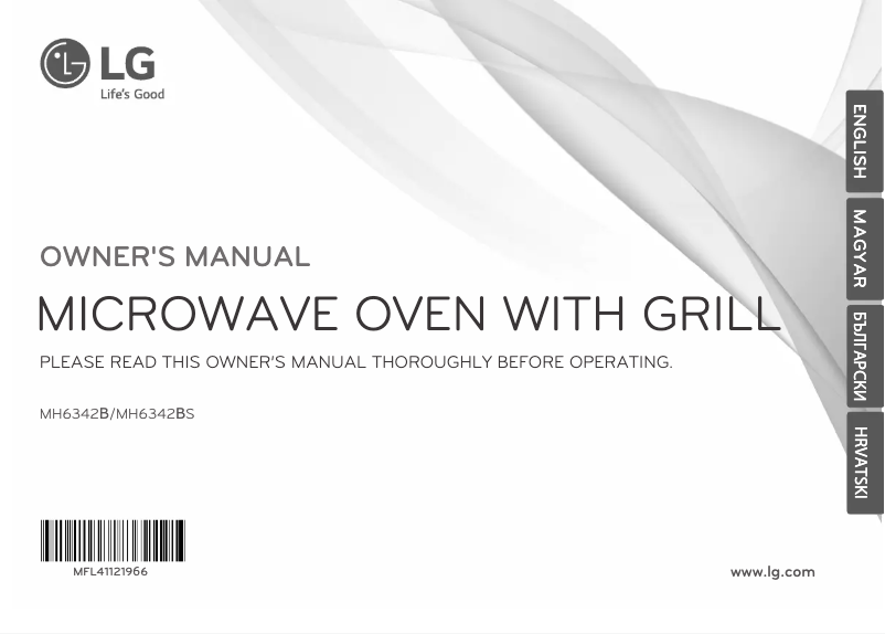 Page n°1 - Manuel utilisateur LG MH6342D