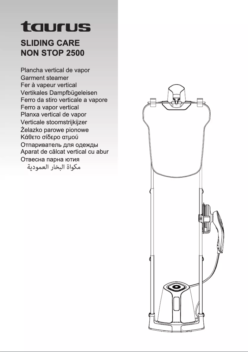 Page 1 de la notice Manuel utilisateur Taurus Sliding Care Non Stop 2500