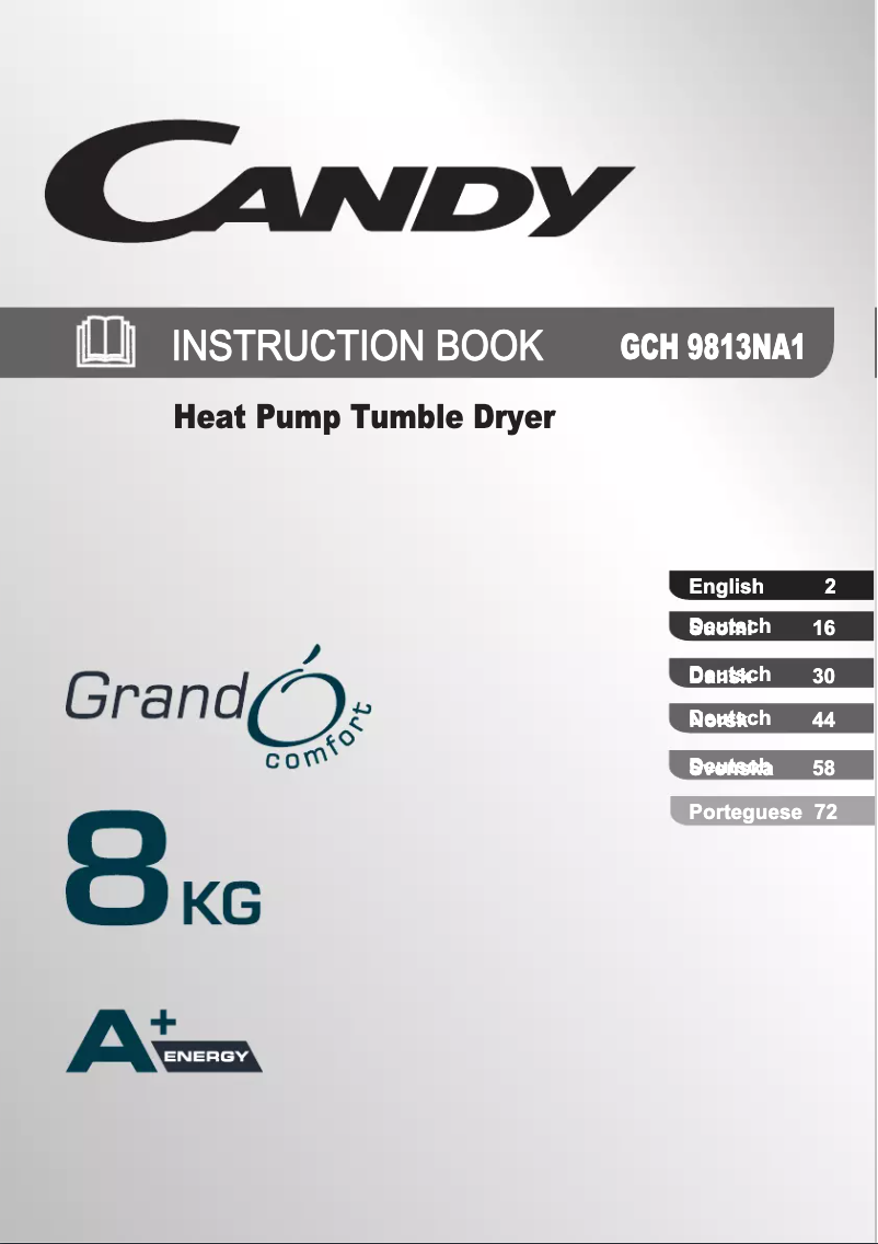 Page 1 de la notice Manuel utilisateur Candy GCH 9813NA1-S