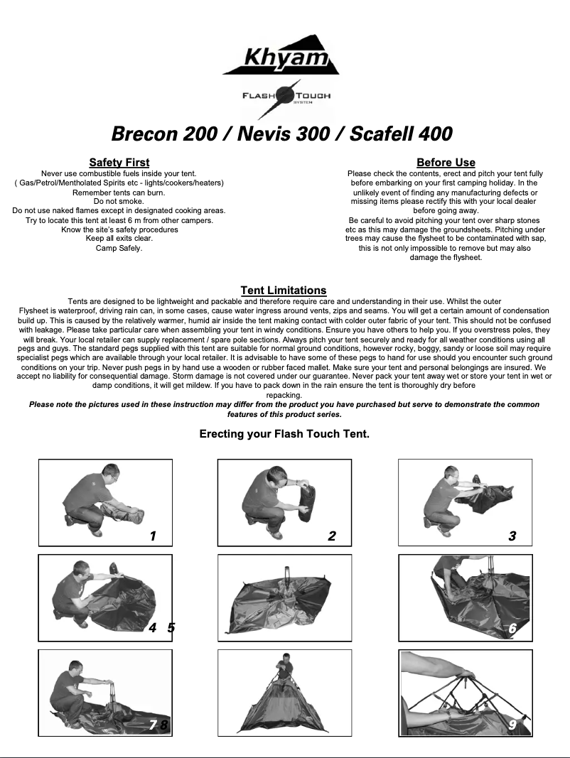 Página 1 del manual Manual de usuario Khyam Scafell 400