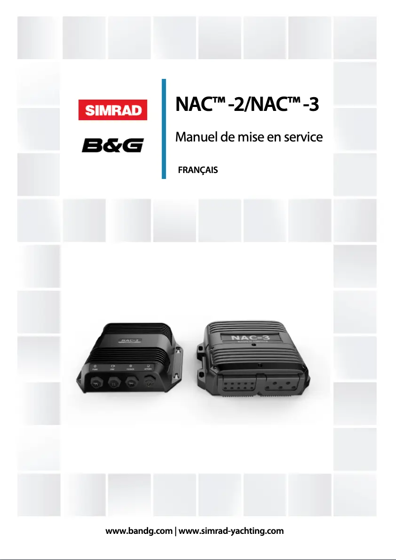 Image de la première page du manuel de l'appareil NAC-3