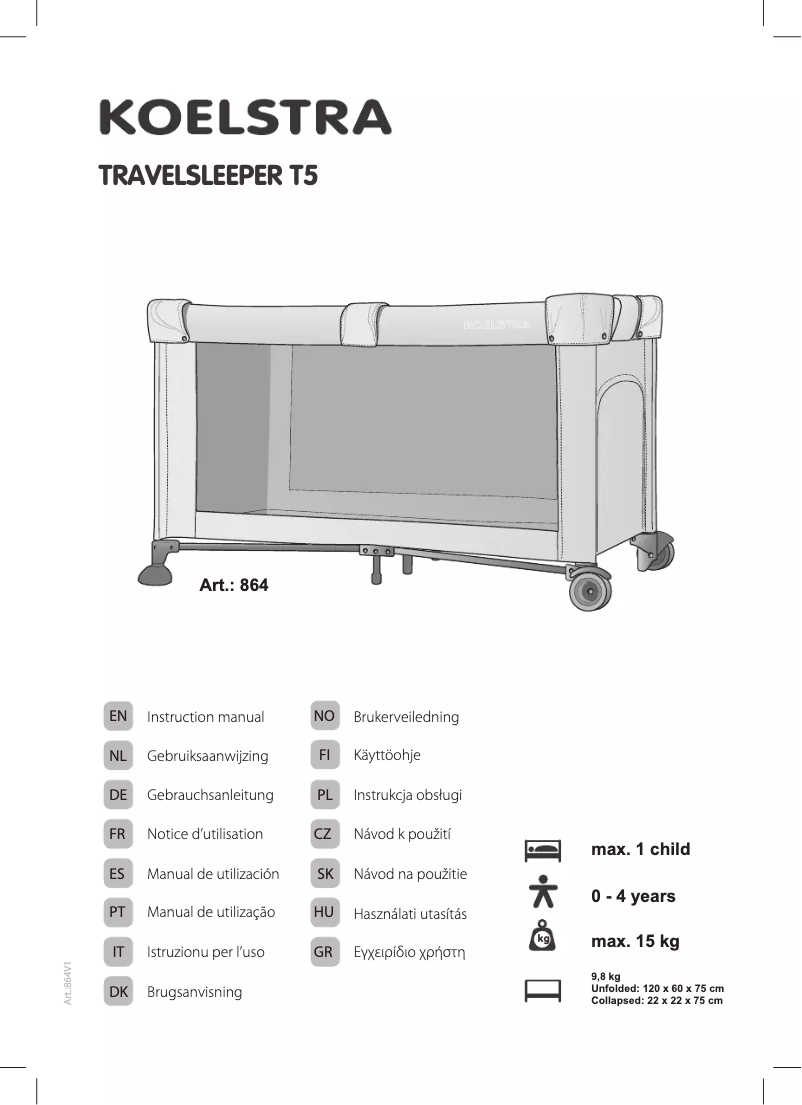 Image de la première page du manuel de l'appareil Travelsleeper T5