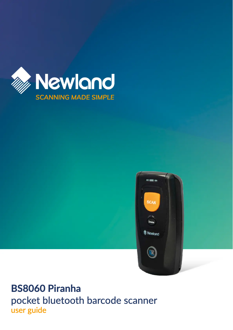 Imagen de la primera página del manual del dispositivo BS80 Piranha