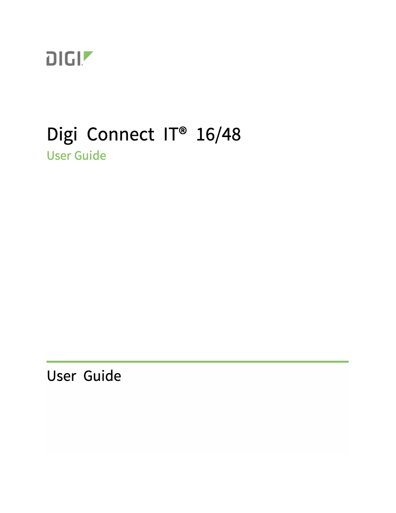 Image de la première page du manuel de l'appareil Connect IT 16