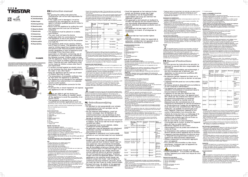 Image de la première page du manuel de l'appareil FR-6988