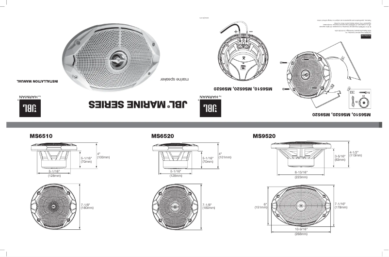 Image de la première page du manuel de l'appareil MS6520