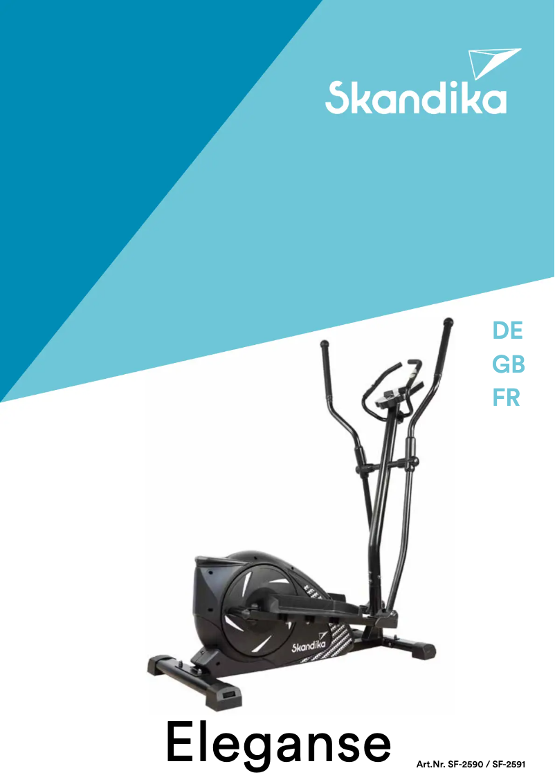 Image de la première page du manuel de l'appareil Eleganse