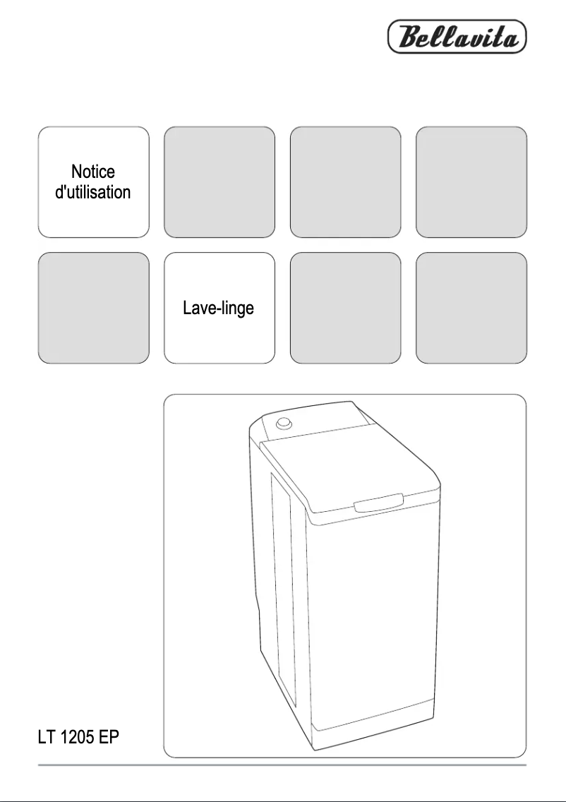 Page 1 de la notice Manuel utilisateur Bellavita LT 1205 EP