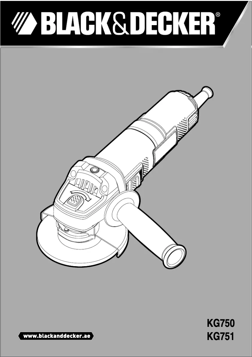 Page n°1 - Manuel utilisateur Black & Decker KG751