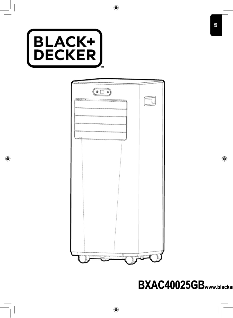 Page 1 de la notice Manuel utilisateur Black & Decker BXAC40025GB