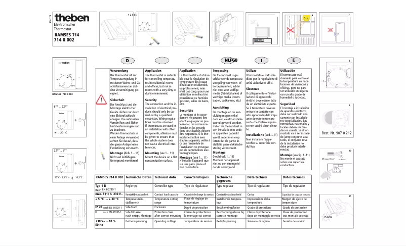 Image de la première page du manuel de l'appareil RAMSES 714