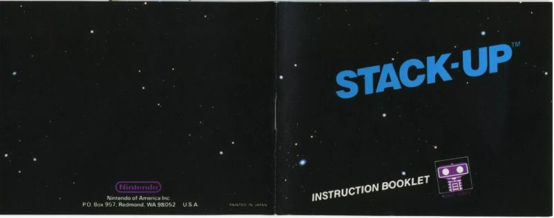 Página 1 del manual Manual de usuario Nintendo Stack-up