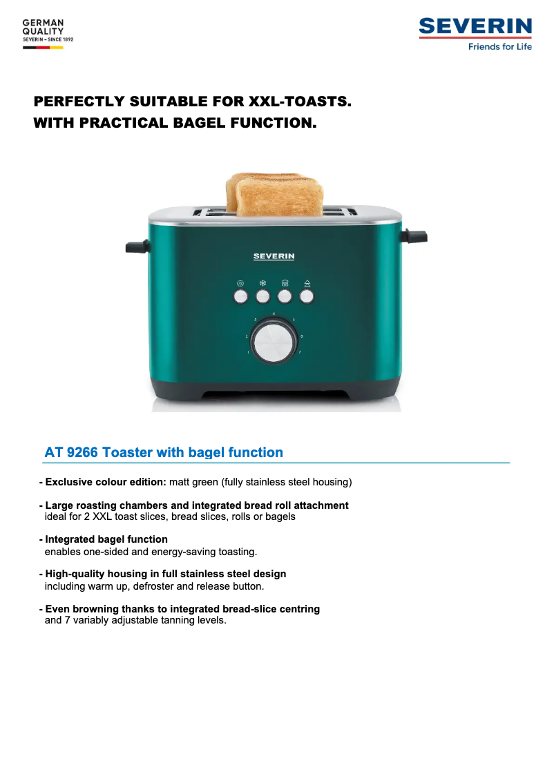 Image de la première page du manuel de l'appareil AT 9266