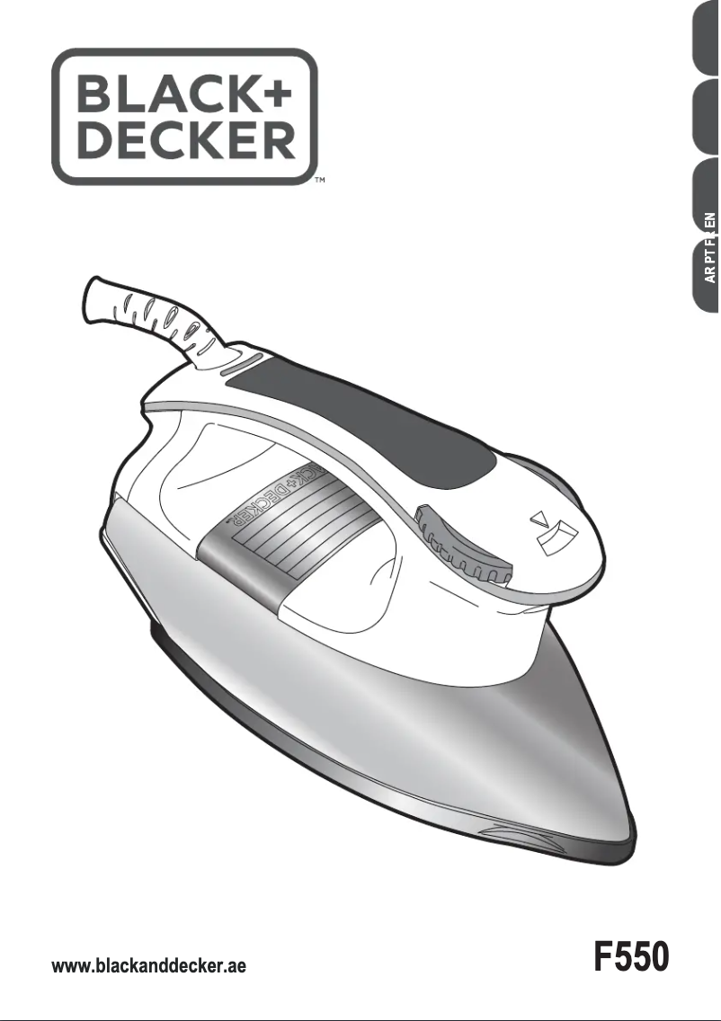 Page n°1 - Manuel utilisateur Black & Decker F550