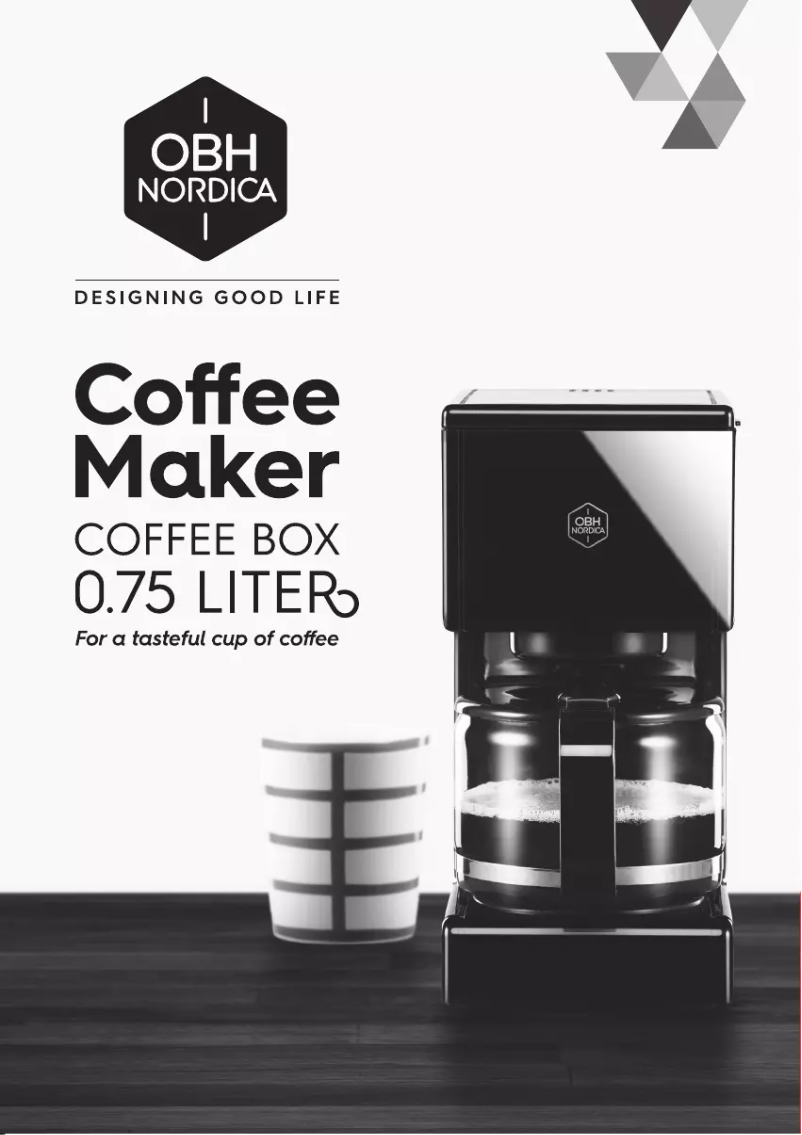 Page n°1 - Manuel utilisateur OBH Nordica Coffee Box 2373