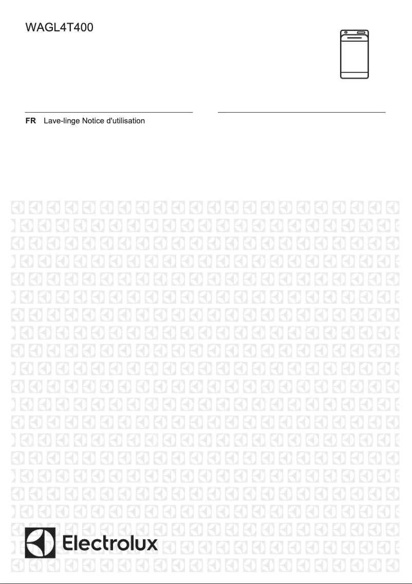 Page 1 de la notice Manuel utilisateur Electrolux WAGL4T400