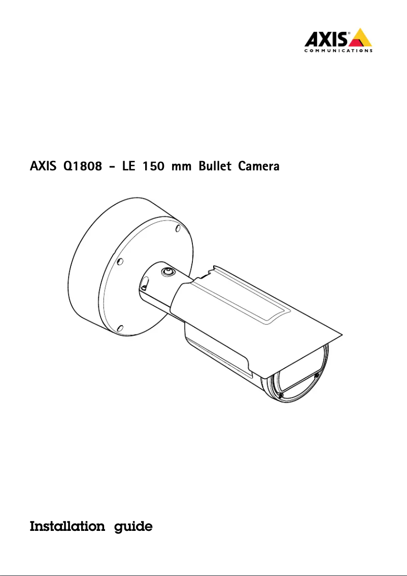 Image de la première page du manuel de l'appareil Q1808-LE