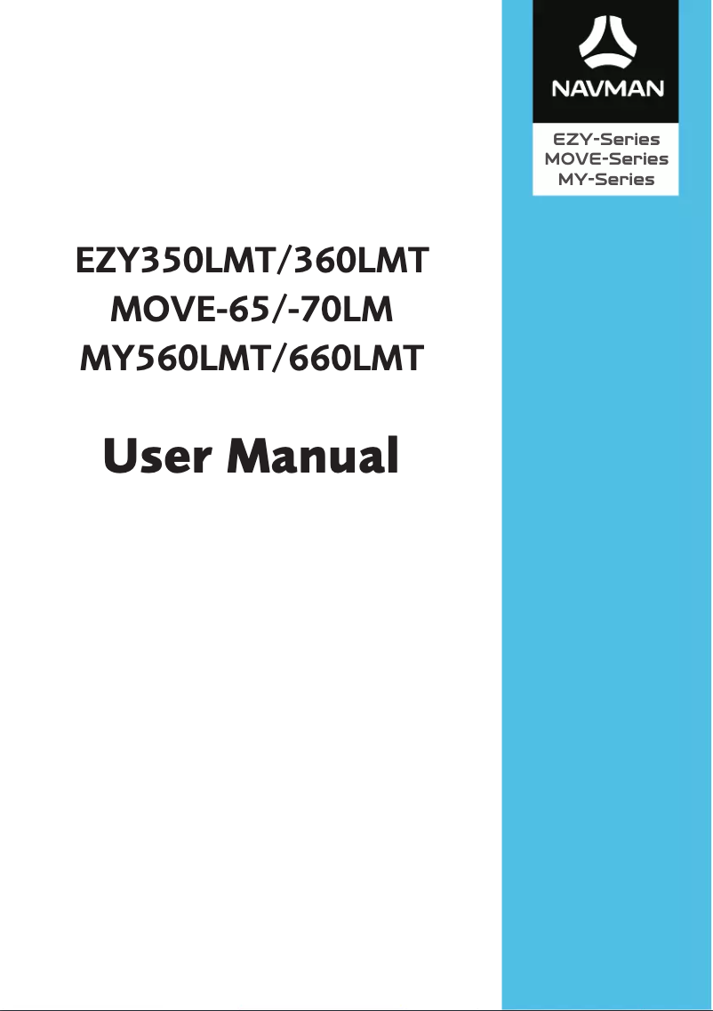 Page n°1 - Manuel utilisateur Navman Move-70LM