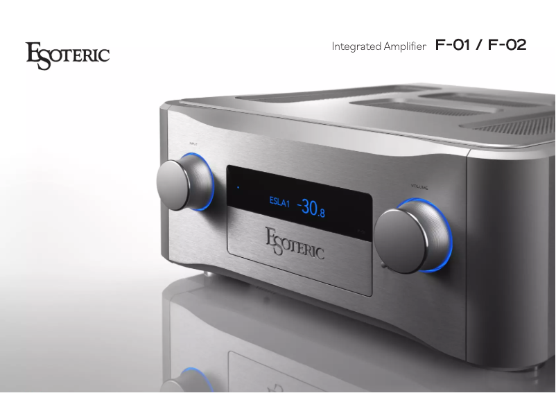 Image de la première page du manuel de l'appareil F-02