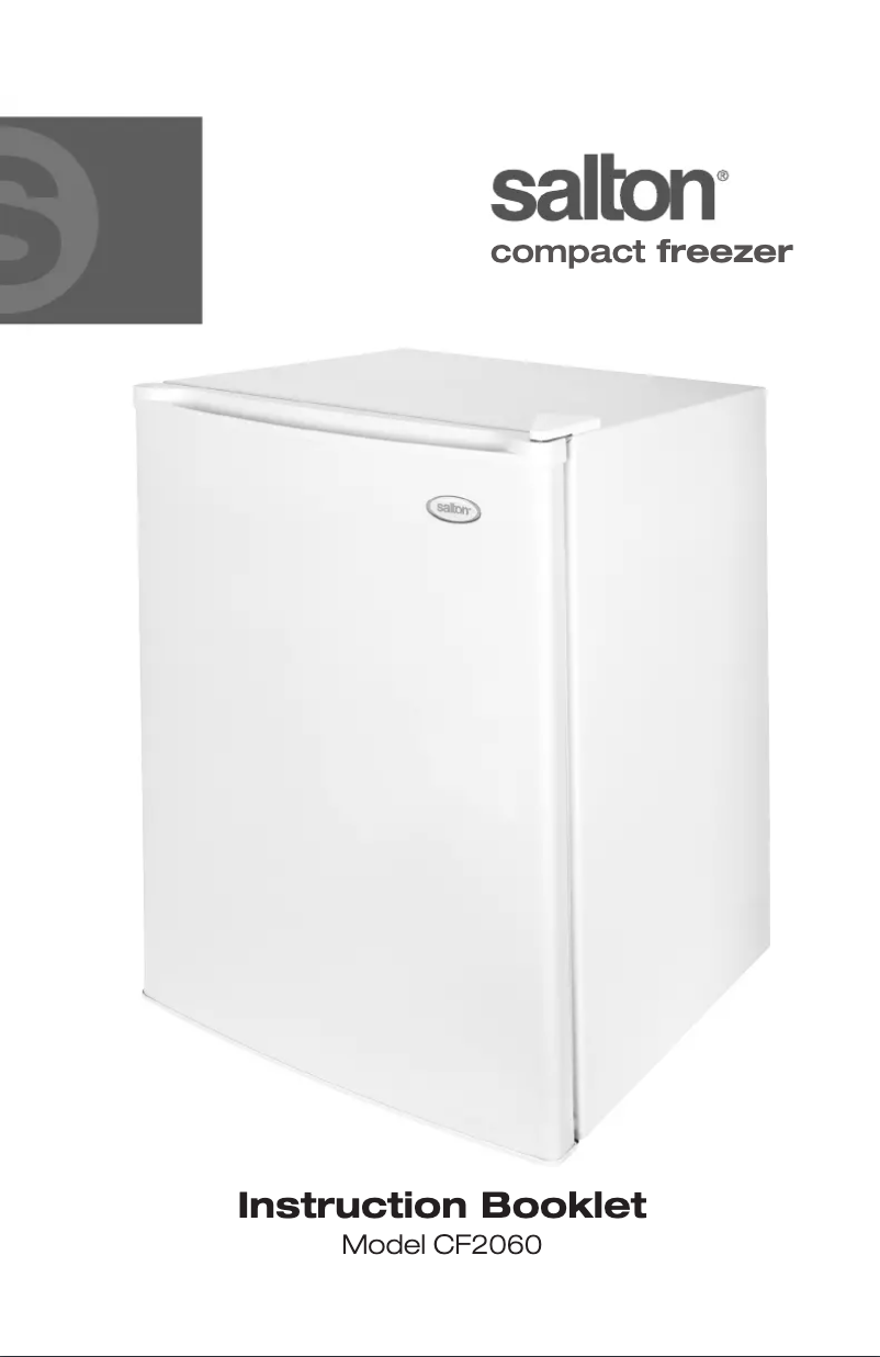 Image de la première page du manuel de l'appareil CF2060