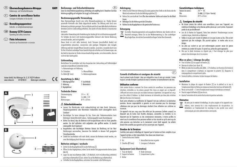 Página 1 del manual Manual de usuario Pentatech KA09