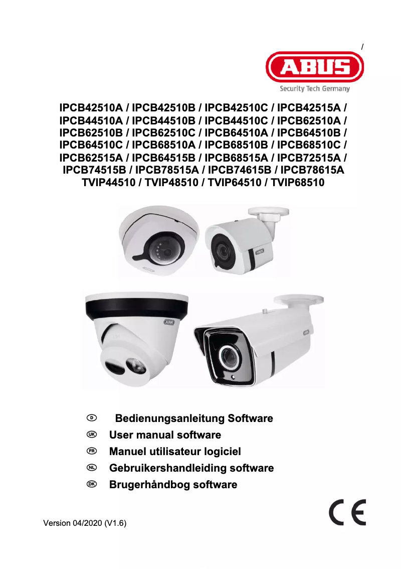 Page n°1 - Manuel utilisateur Abus IPCB64510A