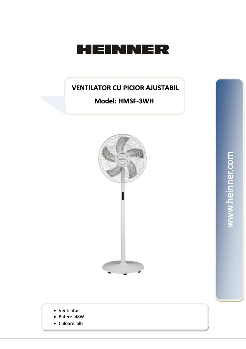 Image de la première page du manuel de l'appareil HMSF-3WH