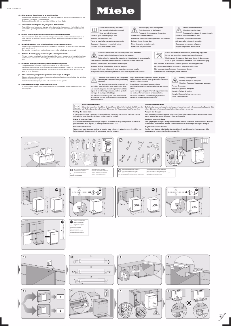 Page n°1 - Manuel utilisateur Miele G 5162 Vi Selection