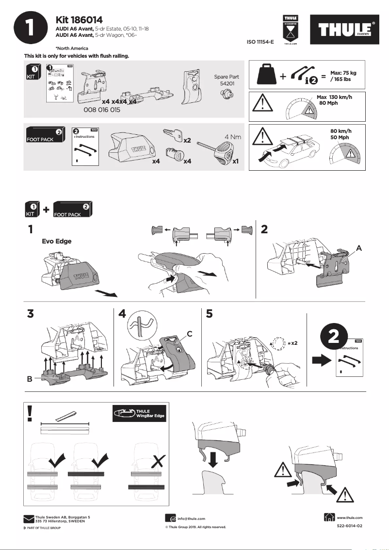 Image de la première page du manuel de l'appareil Kit 186014
