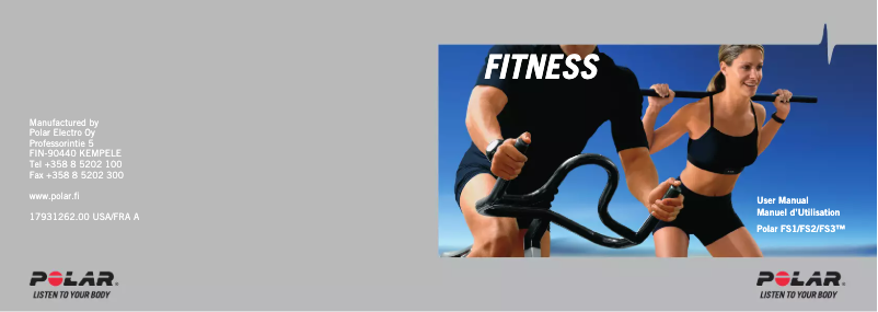 Page 1 de la notice Manuel utilisateur Polar FS2