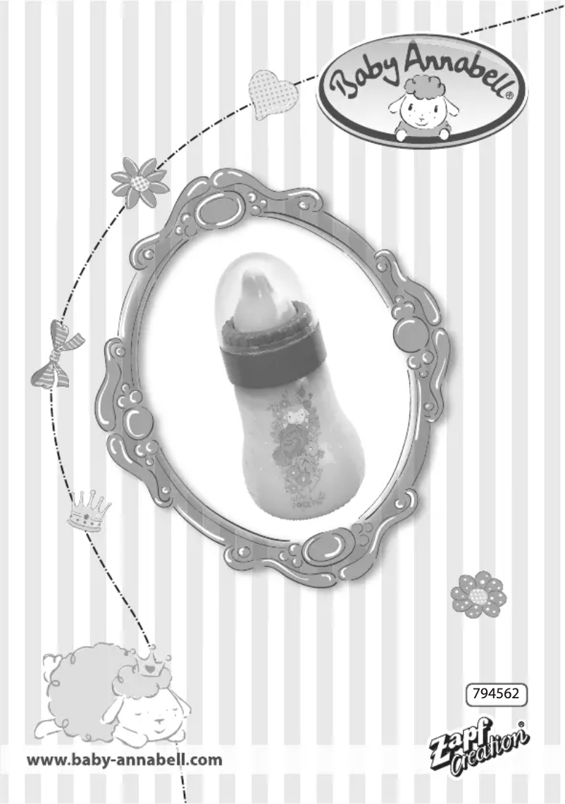 Image de la première page du manuel de l'appareil Baby Annabell 794562