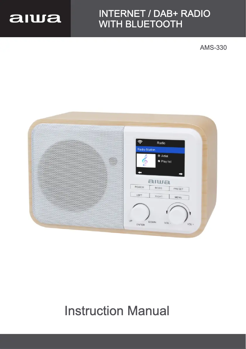 Image de la première page du manuel de l'appareil AMS-330