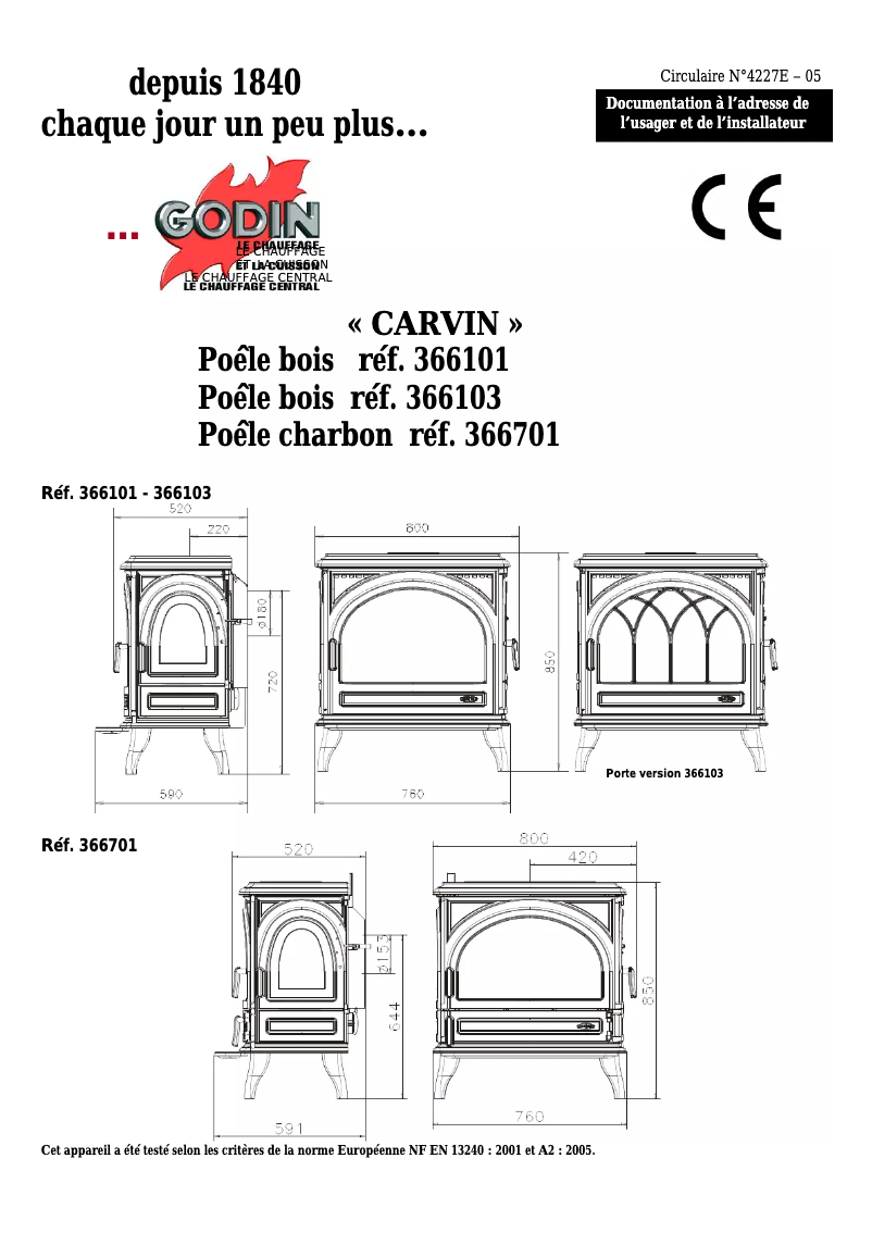 Imagen de la primera página del manual del dispositivo Carvin