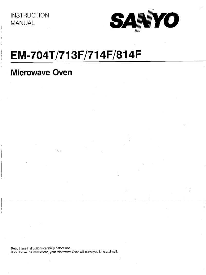 Image de la première page du manuel de l'appareil EM-713F