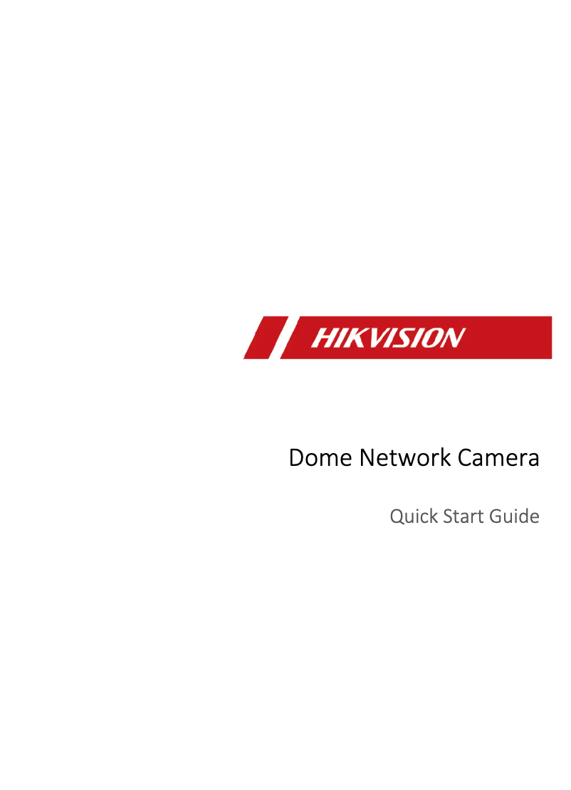 Page 1 de la notice Guide de démarrage rapide Hikvision DS-2CD3756G2T-IZS