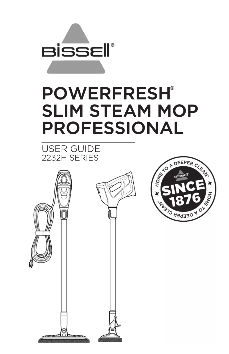 Page 1 de la notice Manuel utilisateur Bissell PowerFresh 2232H
