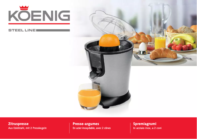 Page n°1 - Manuel utilisateur Koenig B04205