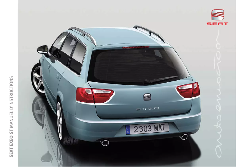 Image de la première page du manuel de l'appareil Exeo ST (2009)