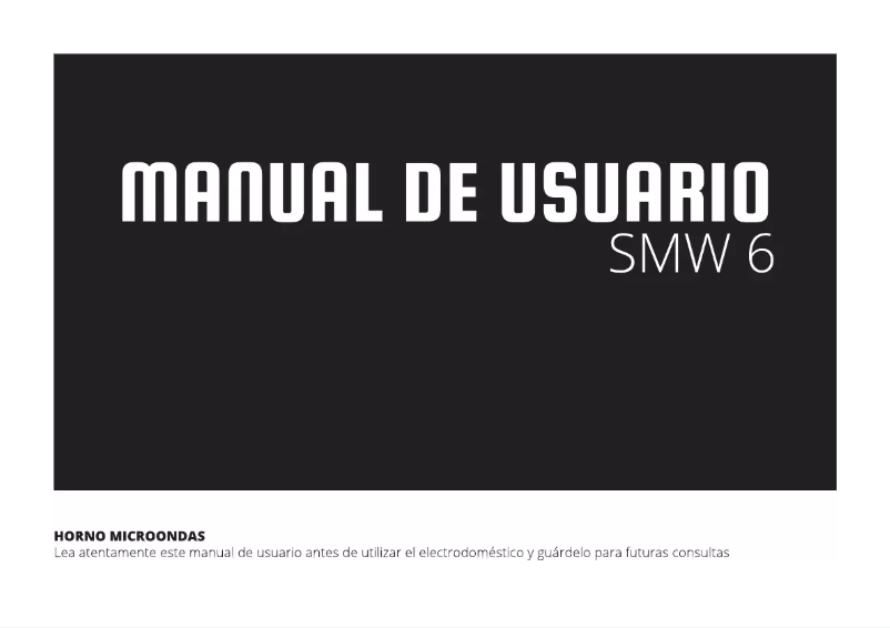 Page n°1 - Manuel utilisateur Schneider SMW 6