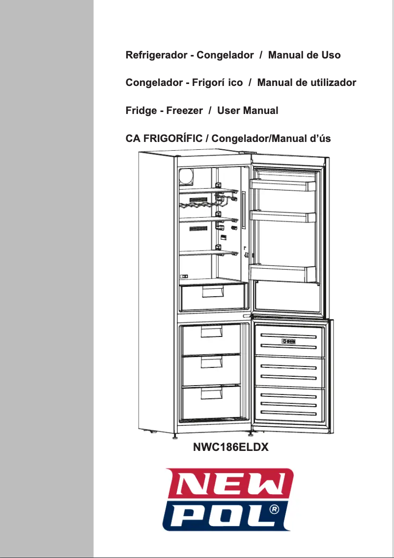 Image de la première page du manuel de l'appareil NWC186ELDX