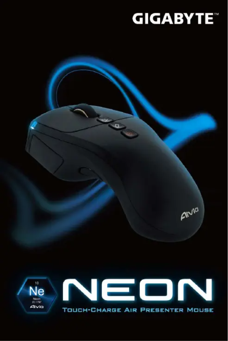 Image de la première page du manuel de l'appareil Aivia Neon